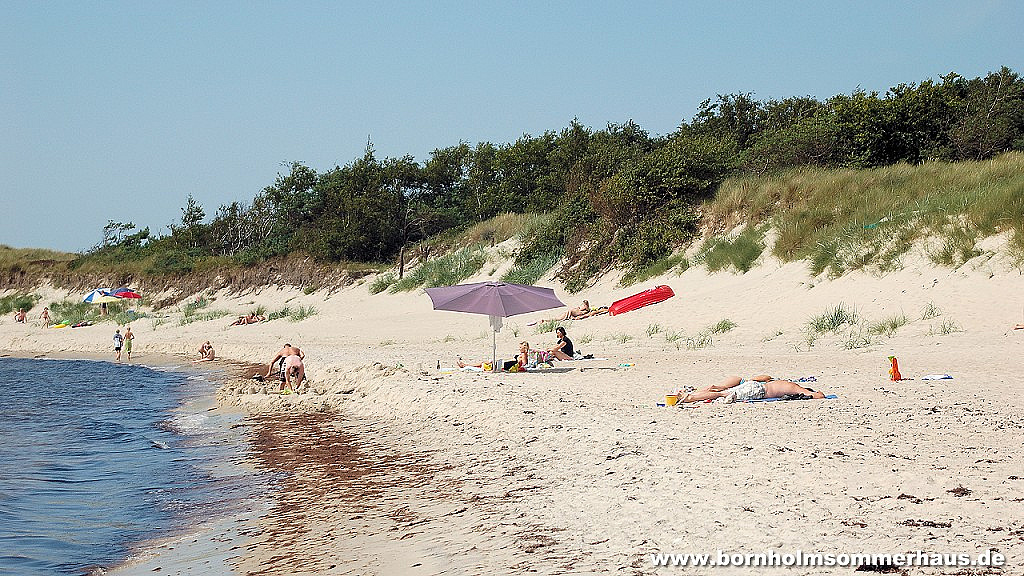 Bathing Beach - Vestre Sömarken sand beach Dueodde Bornholm