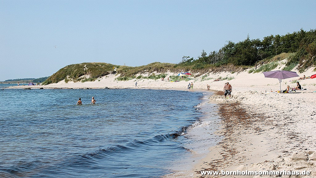 Vestre Sömarken sand beach Dueodde Bornholm