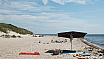 Summer day at the beach - Vestre S&ouml;marken sand beach Dueodde Bornholm