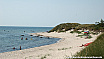 Beach and dunes in Vestre S&oslash;mark . - Vestre S&ouml;marken sand beach Dueodde Bornholm