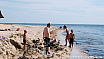 Vestre S&ouml;marken sand beach Dueodde Bornholm