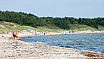 Vestre S&ouml;marken sand beach Dueodde Bornholm