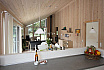 Living room with oppen kitchen - Strandparken 4
